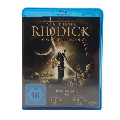 Riddick Collection - Pitch Black + Riddick Vin Diesel auf Blu-ray DVD - sehr gut