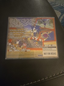 Sonic Adventure (Sega Dreamcast, 1998) Not For Resale - 2 CD 