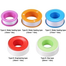 PTFE Thread Seal Tape Waterproof Wided-lengthed Of Bathroom Width: 15/17/18/20mm