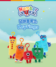 Numberblocks Toys 1-5 plush doll Keyring Korea