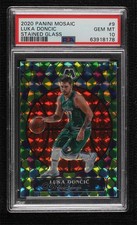 2020-21 Panini Mosaic Stained Glass Luka Doncic #9 PSA 10 GEM MT 1q7