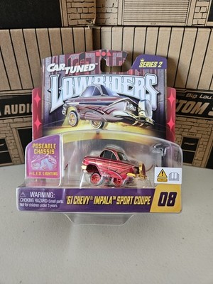 2026 Car Tuned RED BOTTOM Chase Lowriders Series 2 '61 CHEVY
