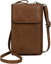 Women Small Leather Crossbody Bag Cell Phone Purse Wallet Shoulder Card
