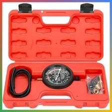 Fuel Pump Vacuum Tester Gauge Kit Leak Carburetor Pressure Diagnostic 3.5in