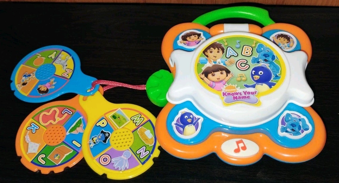 Nickelodeon ABC Knows Your Name Dora Blues Alphabet Music Toy