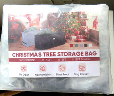 Transparent Christmas Tree OR OTHER Storage Bag fits tree Disassembled 9-Ft