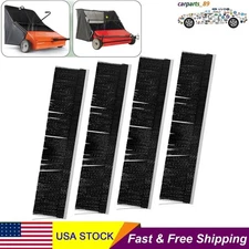 46780 Lawn Sweeper Brush 21” for Agri-Fab 42” Tow Behind Lawn Leaf Sweeper 4-PCS