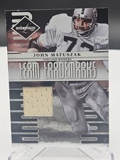2008 Leaf Limited Team Trademarks Materials #/100 John Matuszak #T-29 - Raiders