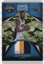 2016-17 Totally Certified Fabric of the Game Materials Camo 2/25 Jeff Green 14dg