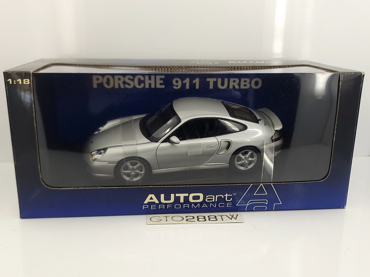 AUTOart 1:18 scale Porsche 911 / 996 Turbo 2001 Silver (77832) | eBay