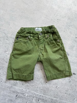 Junior Stone Island Vintage Shorts Green Child Kids Size 3/98