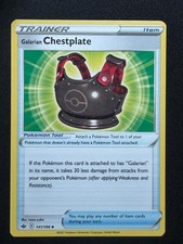 Galarian Chestplate 141/198 Chilling Reign NM/M Uncommon Pokemon