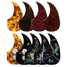 Water Droplet Shape Thick Acoustic Guitar Pickguard Self-adhesive Scratch Plate