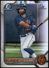2022 Bowman Draft #BDC-190 Jett Williams Chrome Refractor