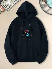 Men'S Oversized Loose Fit Hooded Sweatshirt - Heavyweight 300gsm Hip-Hop Style P