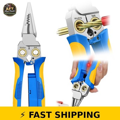 GADO Pro 8-in-1 Wire Stripper with Voltage Tester - Blue