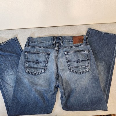 Agave Men s 33x30 Classic Straight Jeans Medium Wash Premium Denim USA