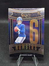 Jaxson Dart 2025 Select Numbers #16 New York Giants RC