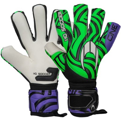 HO SOCCER ONE Colour Blast Negative  Goalkeeper Gloves Size
