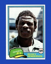 1981 Topps Set-Break #261 Rickey Henderson VG-VGEX *GMCARDS*