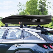 Roof Top Cargo Carrier Hard Shell Lockable Storage Box Car Suv 165 Lbs 17 Cu.ft