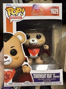 Funko Pop! Vinyl: Care Bears - Tenderheart Bear as Dracula #1629 W Pop Protector