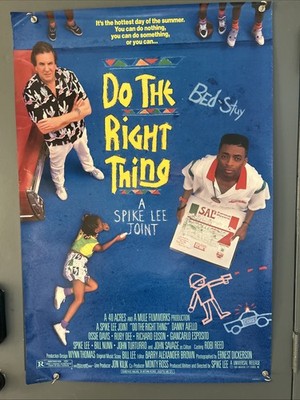 Do The Right Thing 1989 ORIG 26.5 X 39.5 MOVIE POSTER SPIKE LEE DANNY AIELLO