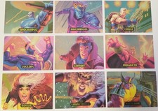 Ensemble Complet Marvel Masterpieces De 9 Cartes Power Blast