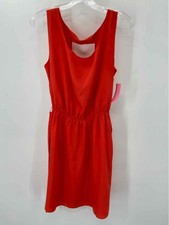 Pre-Owned Gap Orange Size Small Knee Length Sleeveless Dress