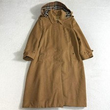 Burberry's double-faced cashmere-blend wool coat with hood