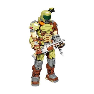 MOC Doom Fighter Warrior Mech Robot Model Building Set 1665 Pcs