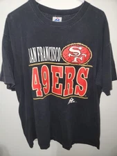 Vintage NFL San Francisco 49ers Apex Football Super Bowl Championship Tee XL