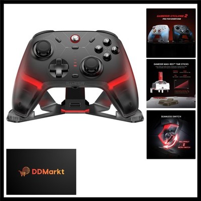 Cyclone 2 PC Controller Mag-Res TMR Sticks 1000Hz Report Rate Hall & Micro 2-...