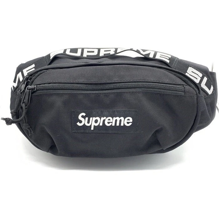 Sac taille SUPREME 18SS noir occasion