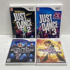 Just Dance 2 Just Dance 3 4 Nintendo Wii Game Lot Black Eyed Peas CIB Sealed