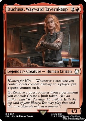 MTG Duchess, Wayward Tavernkeep [PIP - 57] LP