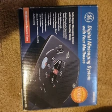 GE Digital Messaging System Answering Machine 4 Mailboxes 40 Min Record Time 