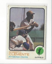 1973 Topps #50 Roberto Clemente Pirates - LOW GRADE/FILLER