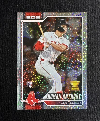 2026 Topps Series 1 Roman Anthony Confetti Foil #189 RC Gold Cup Rookie Red Sox