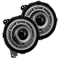 Oracle for Jeep Wrangler JL Oculus Bi-LED Projector Headlights Grpht Met 5500K