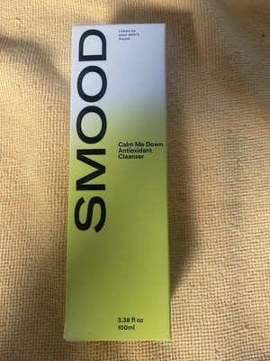 NEW NIB SMOOD Beauty Calm Me Down Antioxidant Cleanser Full Size  100ml/3.38oz