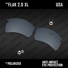 Anti Scratch Polarized Replacement Lenses For-oakley Flak 2.0 Xl Oo9188 Options