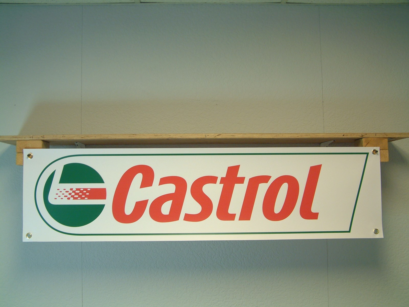Castrol Oil Banner Garage Advertising pvc Sign Poster eBay