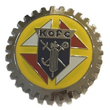 Knights Of Columbus Car Grille Badge Emblem