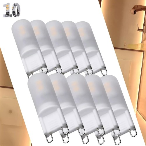 Satco S12330 - 2 Watt T4 LED Bulbs - G9 Base - Frosted 3000K (2, 5, or 10 Pack) - Picture 12 of 12