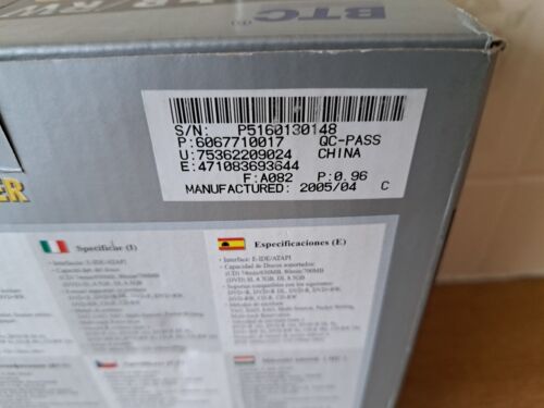 BTC DVD R/RW 16X WRITER NEW NEVER USED - Picture 14 of 16