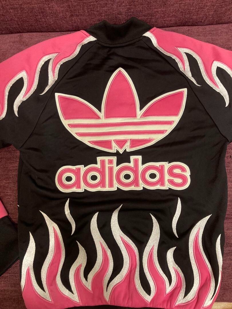 adidas x JEREMY SCOTT Flame Pattern Track Jacket Size XS adidas x JEREMY SCOTT Flame Pattern Track Jacket Size XS