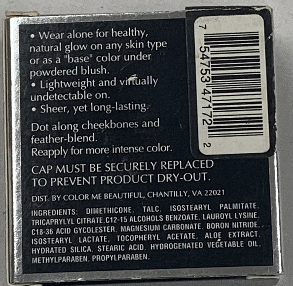 Color Me Beautiful Cheek Tint  RED DELICIOUS.12OZ  NEW IN BOX  - Image 3 of 4