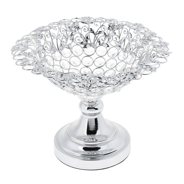 Bling Bling Handmade Crystal Fruit Tray Candy Dish Wedding Venue