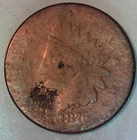 1876  Indian head cent Good filler piece for any set JK